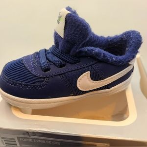 Blue Nike Force 1 Crib (Baby/Toddler)